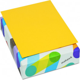 8.5X11 10M 20/50# (75 GSM) Yellow Mohawk Britehue Multipurpose Letter Size
