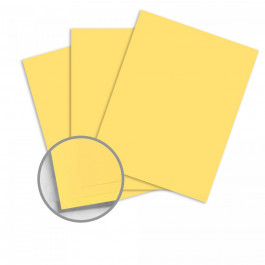 8.5X11 10M 20# (75 GSM) Canary 3HP Domtar Multipurpose Pastel Colors Letter