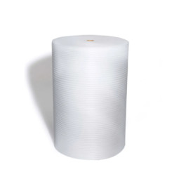 1/8 X 72 X 550' Slit @ 24 Perforated @ 48 White Polyethylene Foam, 1Roll