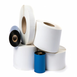 4X6 INCH WHITE THERMAL TRANSFER LABEL 4ROLL/CASE 1000/ROLL