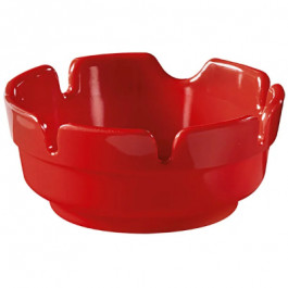 263 Gessner Round Deep Area Melamine Ashtray Red 4.0X4.0X1.75  72 Ash Trays