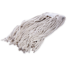 24 General Purpose Select Cotton Cut End Mop Head White 8 Ply 12 Mop Heads/