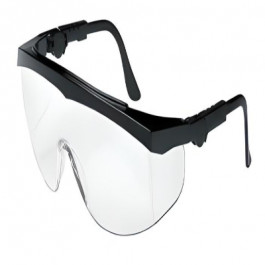 CRTK110AF Crews Tomahawk Black Frame Clear Anti-Fog Lens, Box/12 Pair