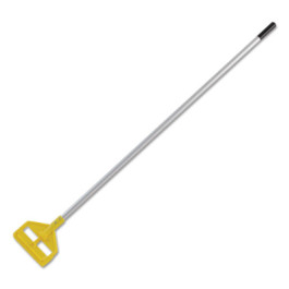 H126 Rubbermaid Invader Aluminum Side-Gate Wet Mop Handle Gray/Yellow 60 In