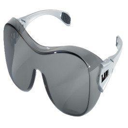 Og112Af Gray Law Series Antifog Otg Safety Glasses Scratch Resistant, Box/1
