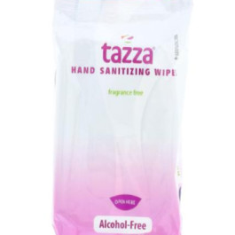 Tazza Hand Sanitizing Wipes Alcohol Free 80 Wipes/Package 30 Packages/Case