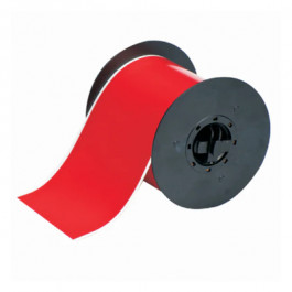 B30C-4000-595-RD Brady 4 X 100' Red All Weather Permanent Adhesive Vinyl La
