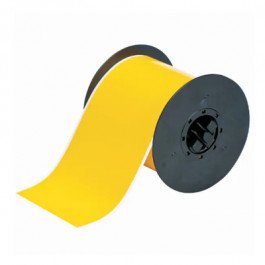 B30C-4000-595-YL Brady 4 X 100' Yellow All Weather Permanent Adhesive Vinyl