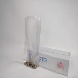 4 X 24 Inch 2 Mil Clear Low Density Polyethylene (Ldpe) Flat Poly Bag, 1000