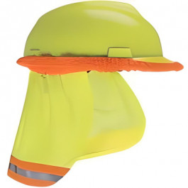 Msa Yellow/Green Polyester Sunshield. 1 Ea