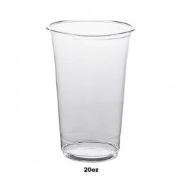 N60120 20 Ounce Clear Polyethylene Terephthalate (PET) Cold Cup, 50 Each/Sl