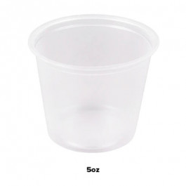 N64105 5.5 Ounce Polypropylene Clear Portion Cups, 125 Each/Sleeve   20 Sle