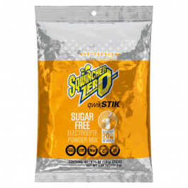 159060100 .11 Ounce Sqwincher Qwik Stik ZERO Orange Flavor Powder Concen...