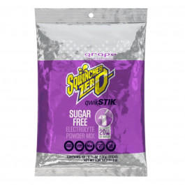 159060102 .11 Ounce Sqwincher Qwik Stik ZERO Grape Flavor Powder Concent...