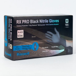 RXE20234-B X-Large Black 6.5 Mil Heavy Duty RX Pro Nitrile Glove With Chemi
