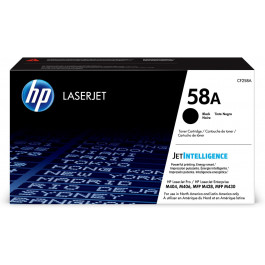 7093346 CF258A HP 58a Toner Cartridge Black 1 Cartridge/each