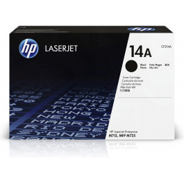 HEWCF214A Hp 14a Black Toner Cartridge, 1/each