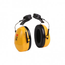 H9P3E 3M Peltor Optime 98 Cap-mount Earmuffs Hearing Conversation NRR23db,