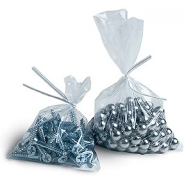 20F-0404 4X4 2mil Clear Low Density Polyethylene Flat Bag, 2000bag/case