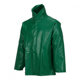 J41008 2xlarge 17mil Green Jacket Flame Resistant Safetyflex  Storm Fly Fro
