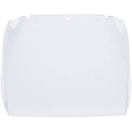 MSA10115836 MSA V-guard 8" X 17" X .04" Clear Polycarbonate Faceshield, 10
