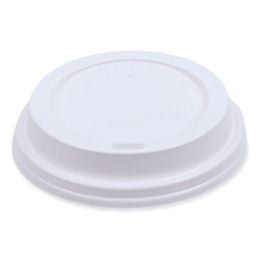 BWKDEERHLIDW Boardwalk Deerfield White Hot Cup Lid, 50/package,  20 Package
