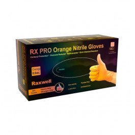 RX500010 2Xlarge 8.5 Mil Orange  Rx Pro Nitrile Textured Diamond Grip Glove