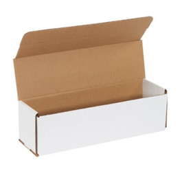 14" X 4" X 4" Ect-32-b White Corrugated Mailers, 50 Each/bundle