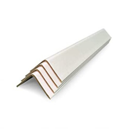 2" X 2" X 36" 0.160 White V-board Corner Board Edge Protectors, 2106 Each/p