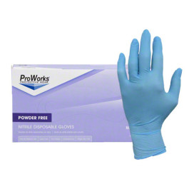 GL-N103fXL  X-large 3 Mil Blue Nitrile Glove Powder-free Textured Fingers L