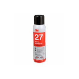 #27 16 Ounce 3M Multi-purpose Clear Spray Adhesive, Case/12 Each #27 16 Ounce 3M Multi-purpose Clear Spray Adhesive, Case/12 Each