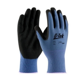 34-500/L Large Pip G-tek 13-gauge Blue Microsurface Nirtirle Coated Palm An