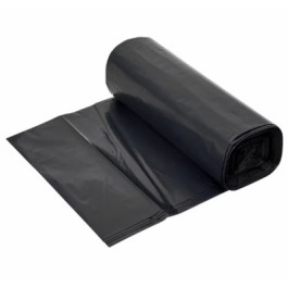 RM385820 38x58 60 Gallon 2 Mil Black Linear Heavy Duty Trash Can Liner, 10