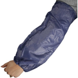 RS08B 8mil Blue 18 Inch Lightweight Vinyl Sleeve Elastic On Both Ends Safe