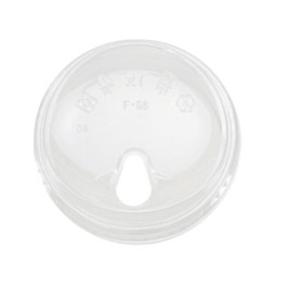 Empress 4" 98mm Polyethylene Terephthalate (pet) Strawless Lid Fits Squat 1