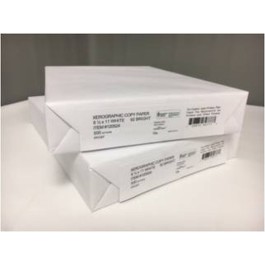 8.5X11 10M 20# 75 GSM White 92+ Xerographic Multipurpose Letter Size Copy P