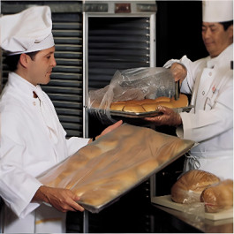 BOR21635LD 21X6X35 Inch 0.75 Mil Low Density (LLD) Clear Elkay Bun Pan Cove